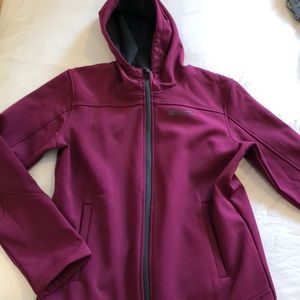 Mountain warehouse fleece lined hard shell coat